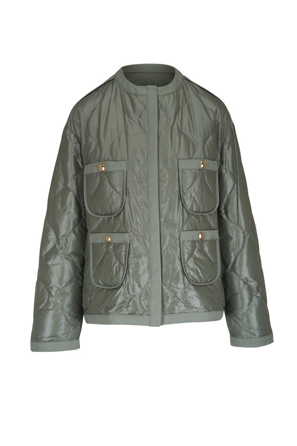 R13 - Shrunken Zip-Up Leather Jacket | Mitchell Stores