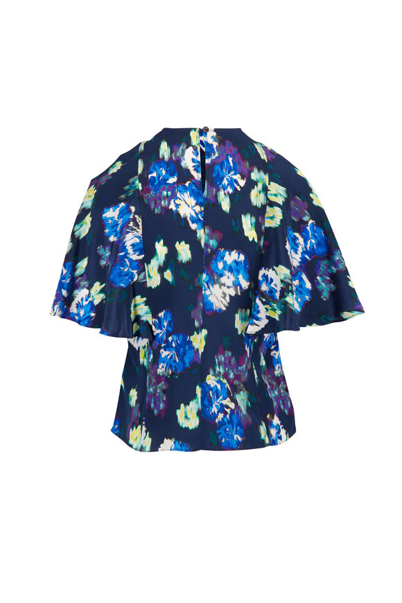 Ulla Johnson Ada Evening Bloom Silk Blouse - view 2