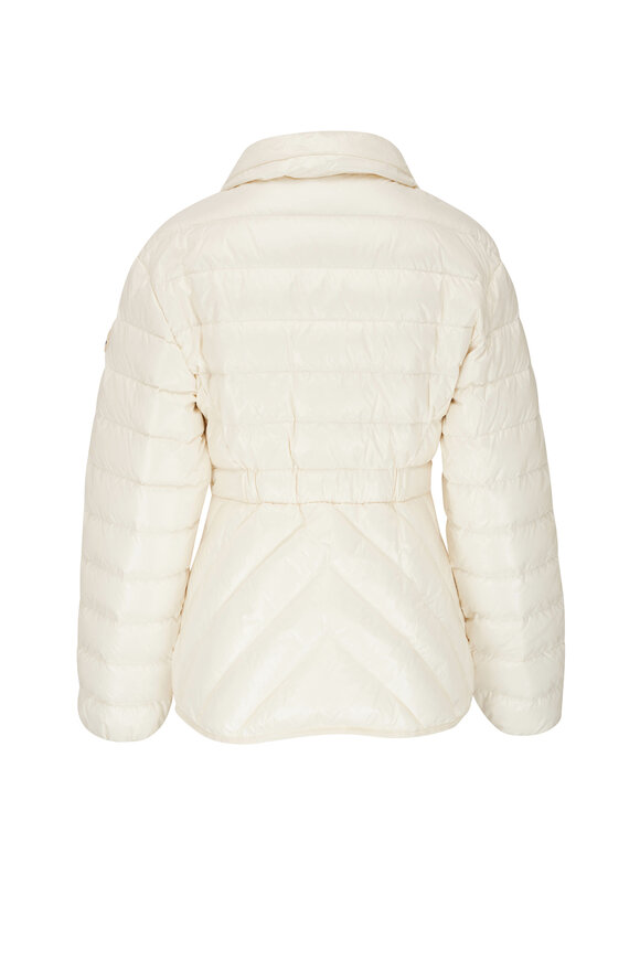 Moncler - Abante White Short Down Jacket