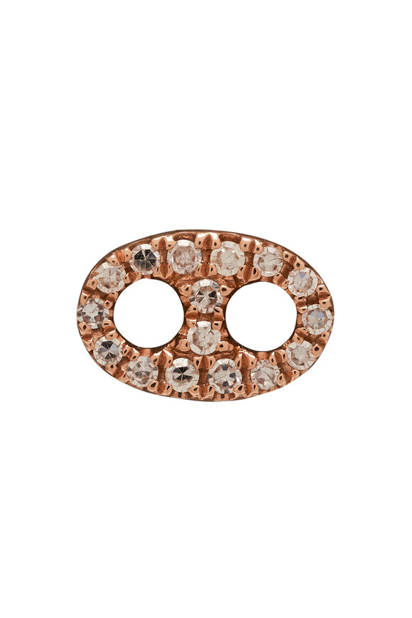 Kai Linz - Diamond Shiplink Stud Earrings