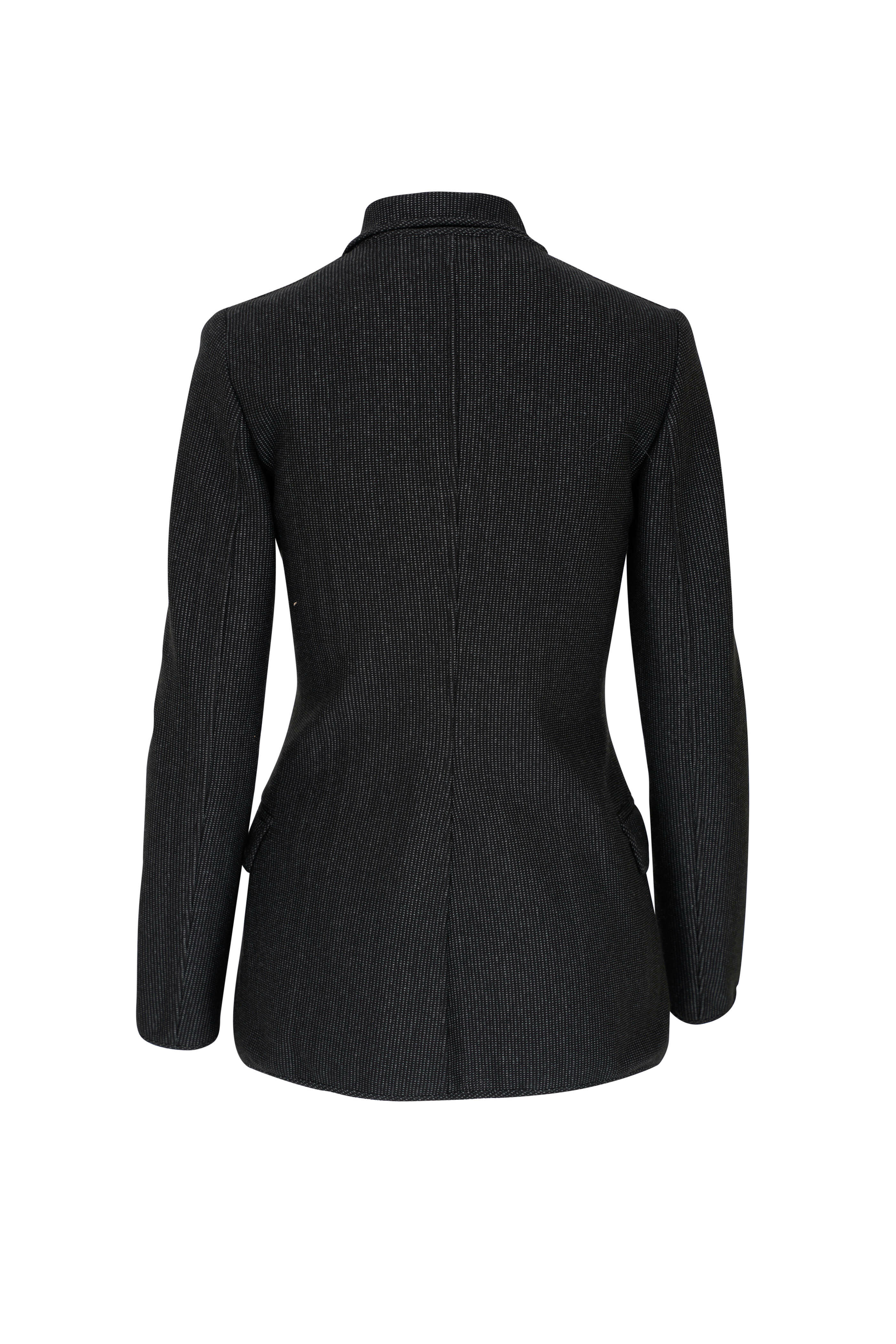 Giorgio Armani - Black Fantasia Double Breasted Blazer