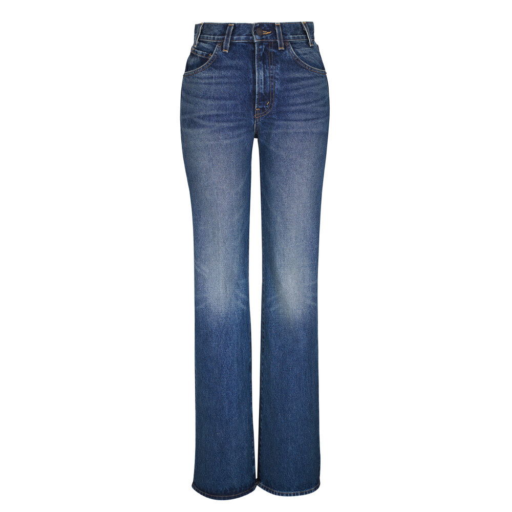 デニム・ジーパン Nili Lotan High-Waisted Blue Denim Jeans NILI LOTAN Shon Jeans – blu29