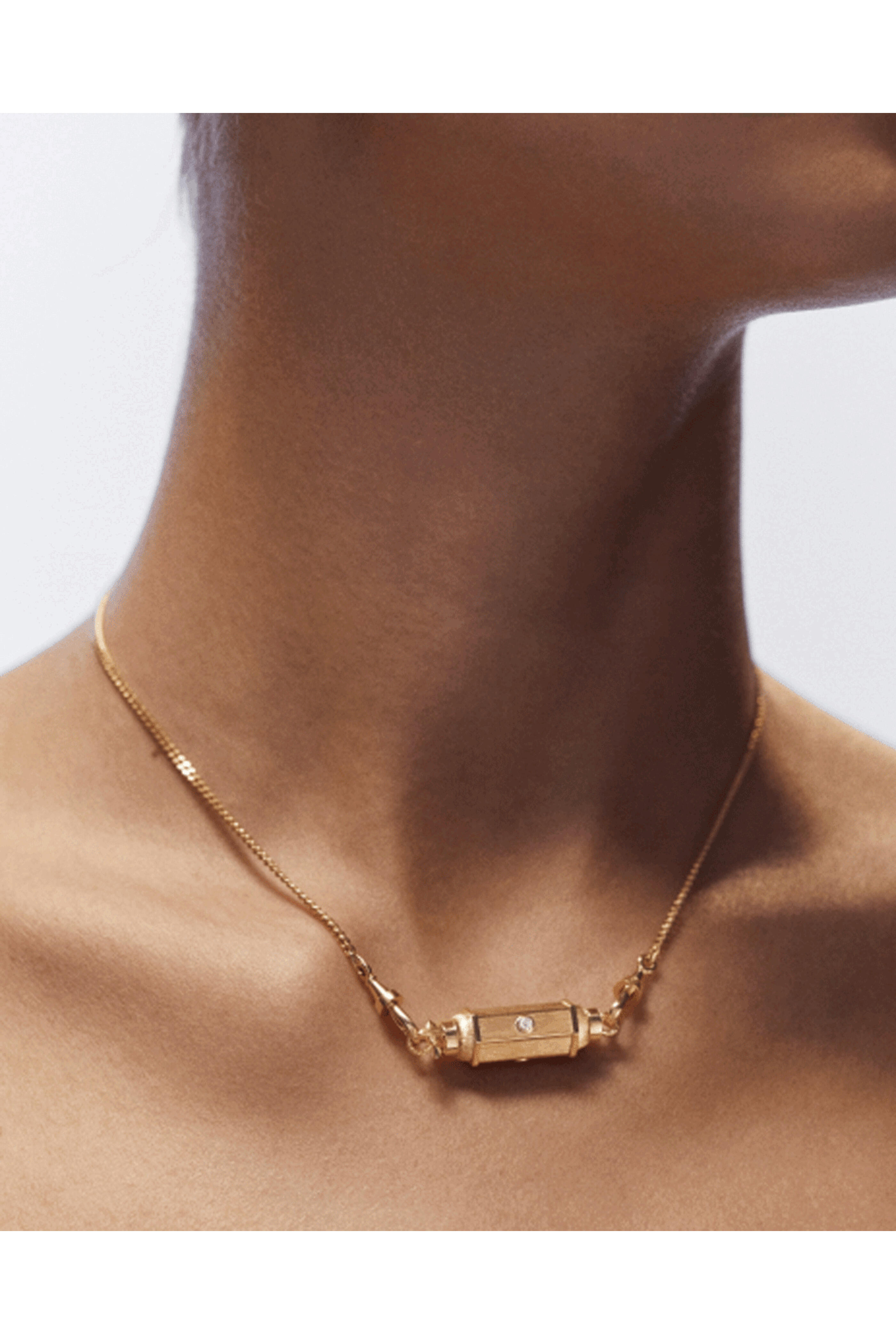 Marie Lichtenberg - Diamond Baby Locket Necklace