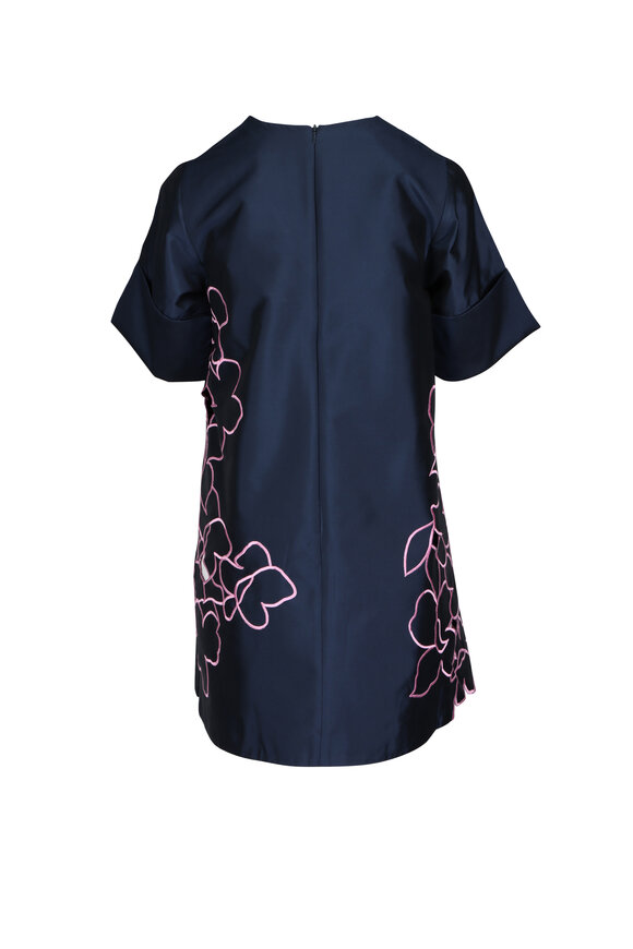 Lovebirds Nocturne Navy Dress - view 3