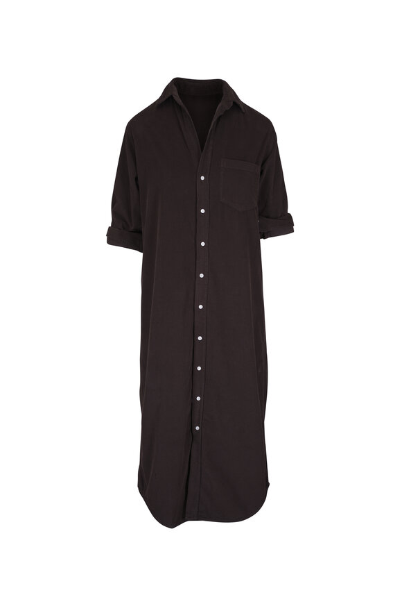 Frank & Eileen - Rory Brown Corduroy Maxi Shirtdress