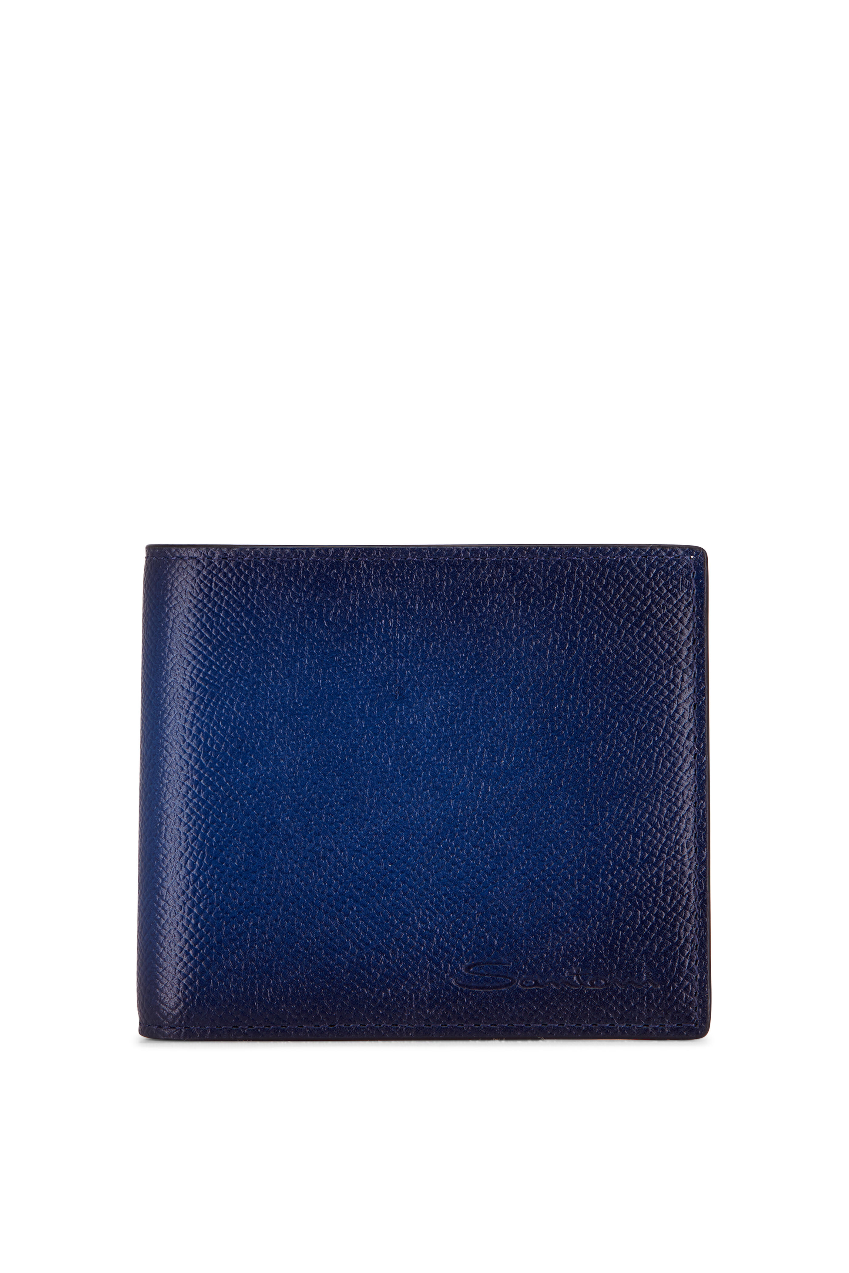 St. Louis Blues Leather Bi-Fold Wallet Packaged in Gift Box