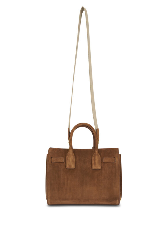Saint Laurent Sac De Jour Toasted Brown Suede Tote - view 11