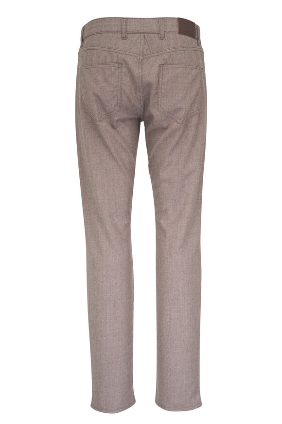 Peter Millar Excursionist Flex Alpine Brown Five Pocket Pant - view 2