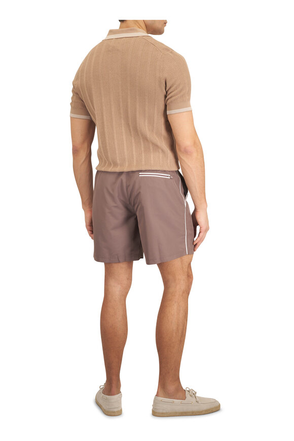 Brunello Cucinelli Hazelnut Swim Trunks - view 4
