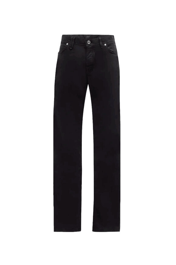 Brioni Black Strech Dyed Casual Pant - view 1