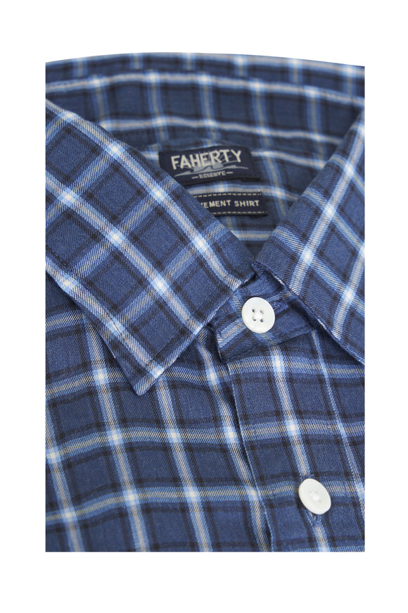 Faherty Brand The Movement Coastal Nights Plaid Shirt - view 2