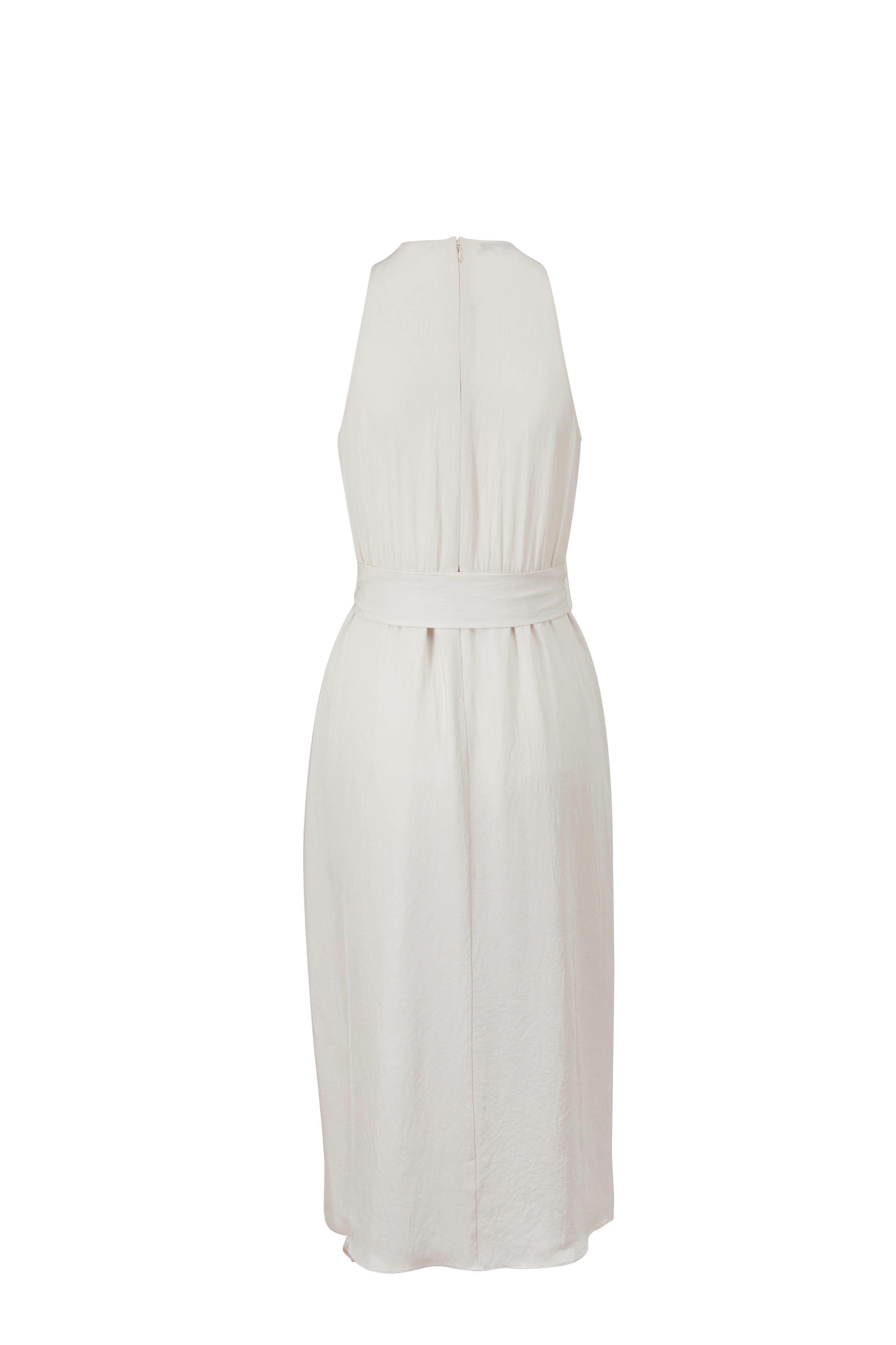 Vince - Bone Hankerchief Drape Halter Dress | Mitchell Stores