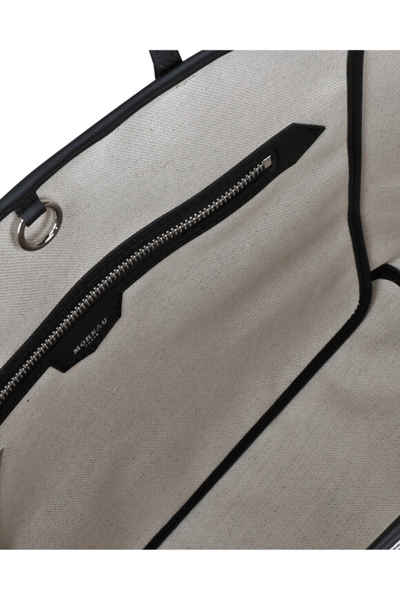 Moreau Paris Medium Saint Tropez MM White Tote - view 3