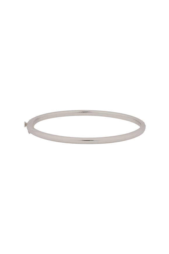 Kwiat 18k White Gold Diamond Stack Bangle - view 2
