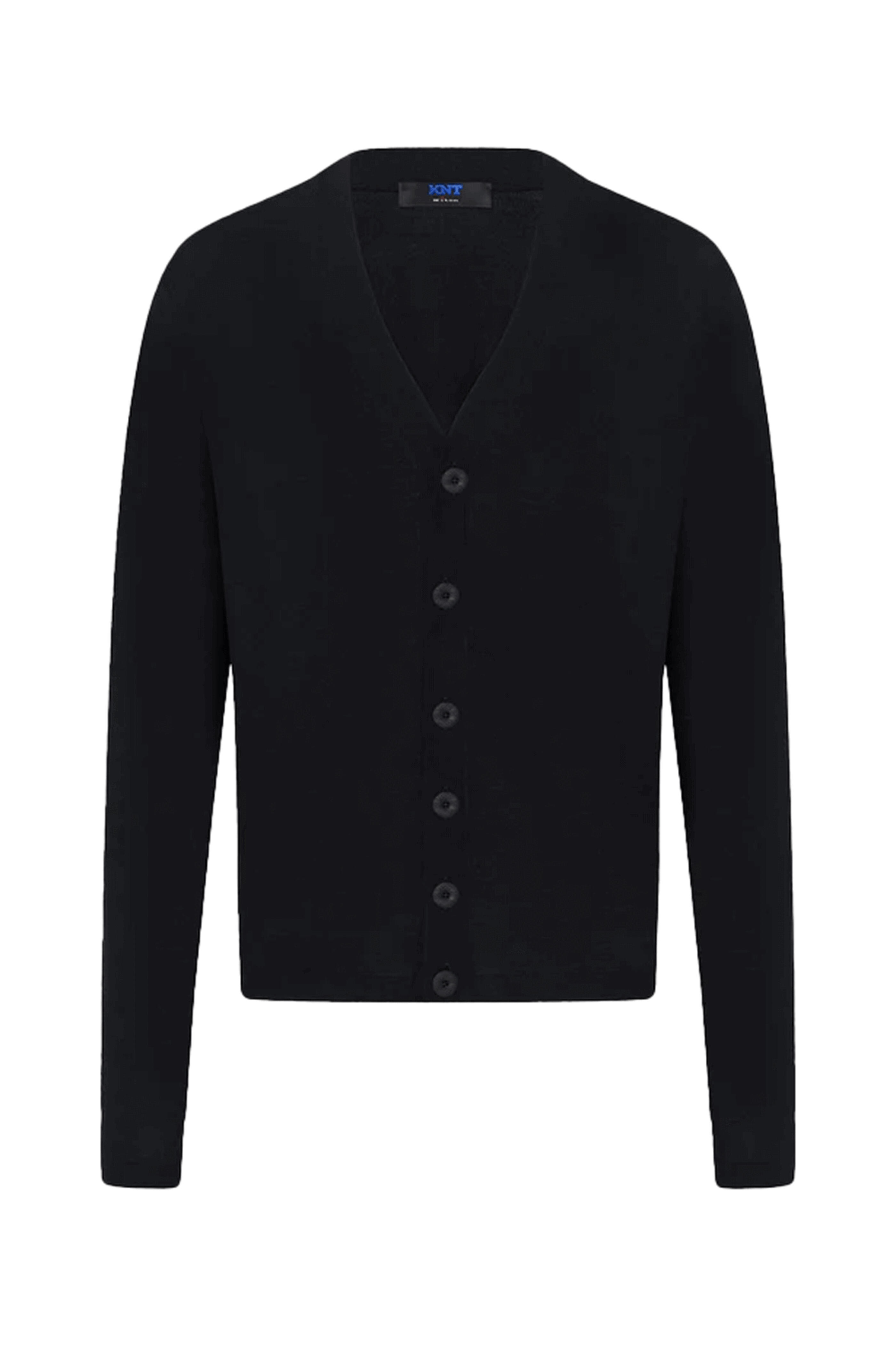 KNT - Black Textured Cardigan