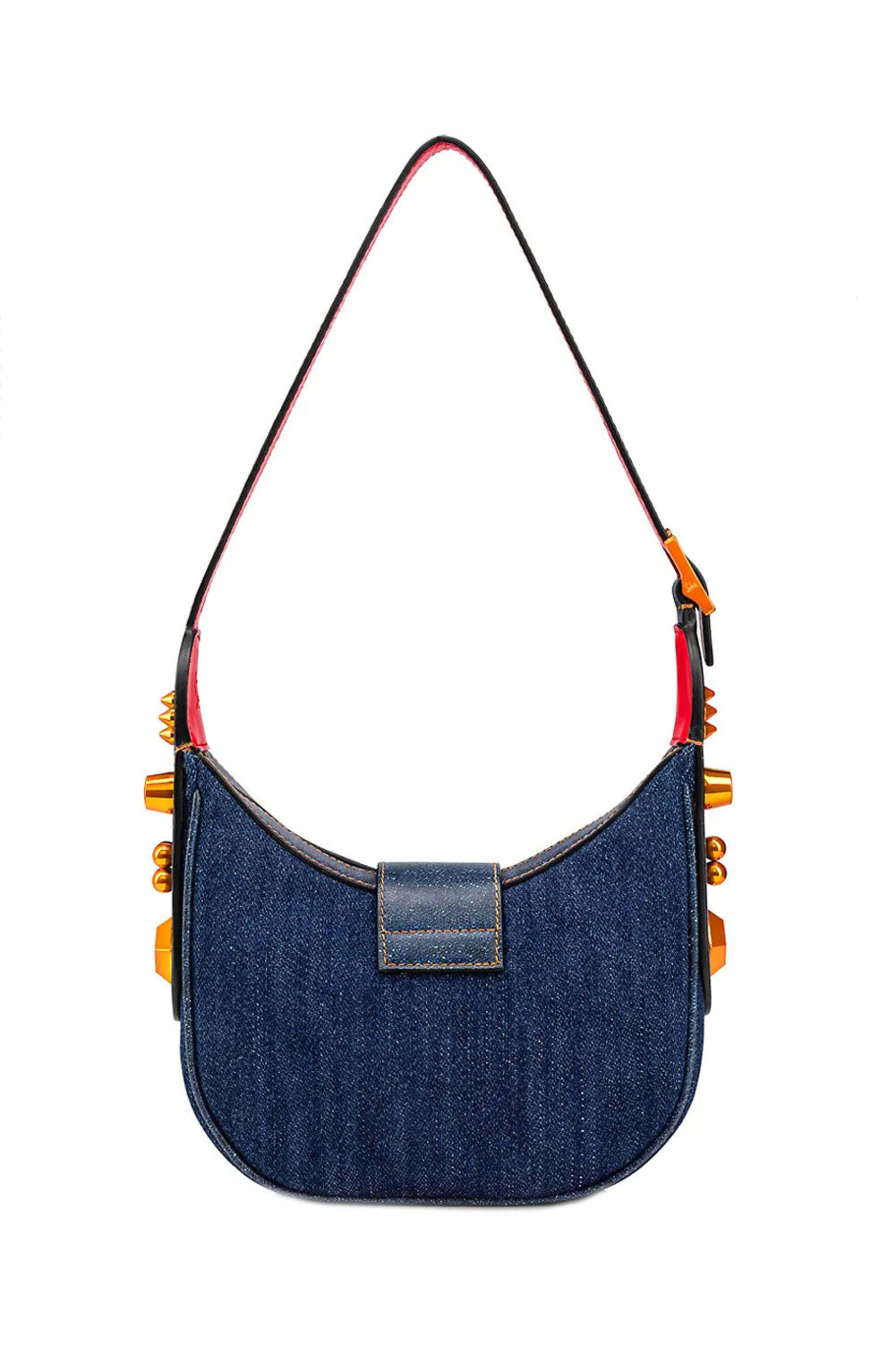Christian Louboutin - Denim Mini Miss Carasky Shoulder Bag