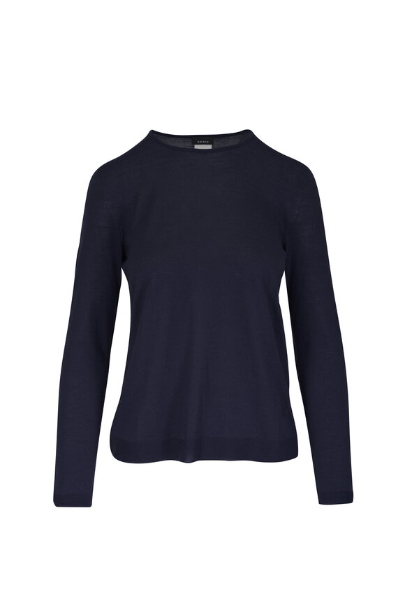 Akris Knit Navy Blue Sweater - view 1