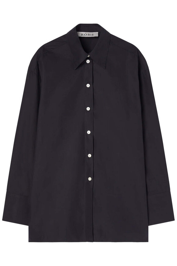 Rohe Frames Noir Open Black Shirt - view 1