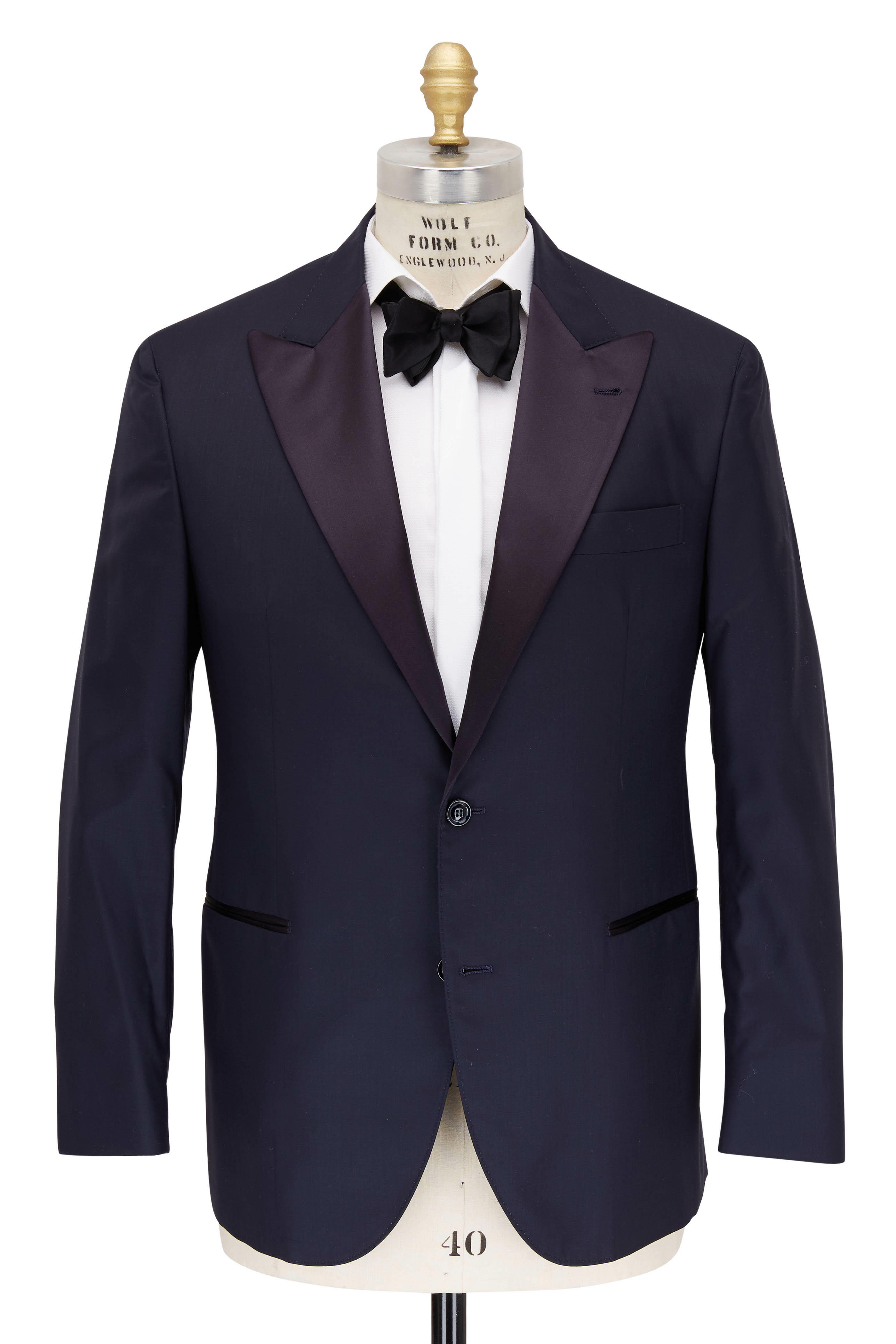 Brunello Cucinelli - Navy Blue Wool & Cashmere Tuxedo