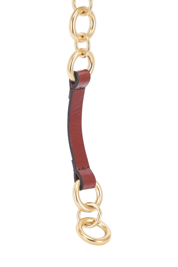 Dorothee Schumacher Crackle Shine Chain Belt - view 2