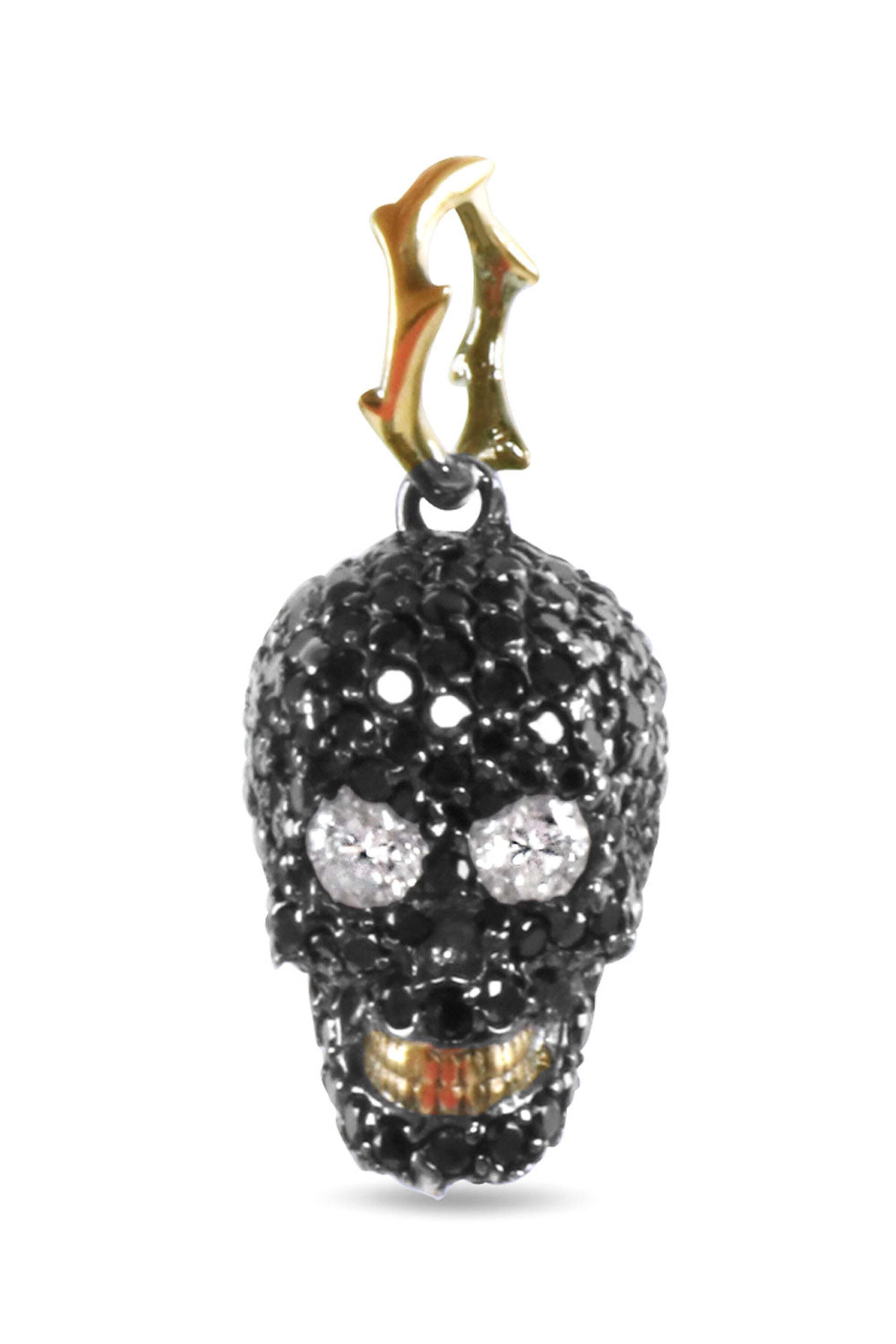 Dru - Black Diamond Skull Pendant