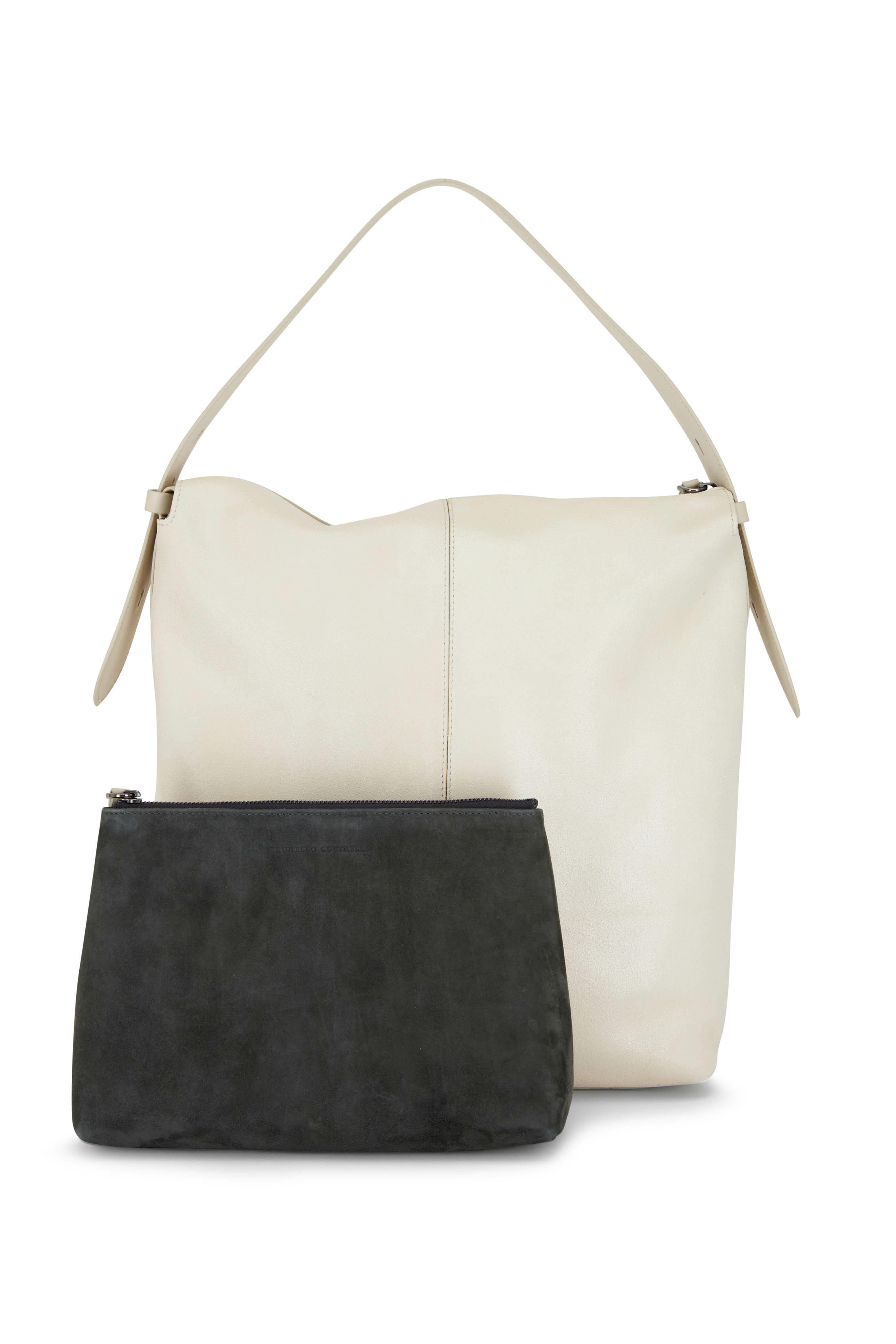 VIP【関税送料無料】希少 BRUNELLO CUCINELLI WHITE LEATHER BAG 23732939_53846067_600.jpg