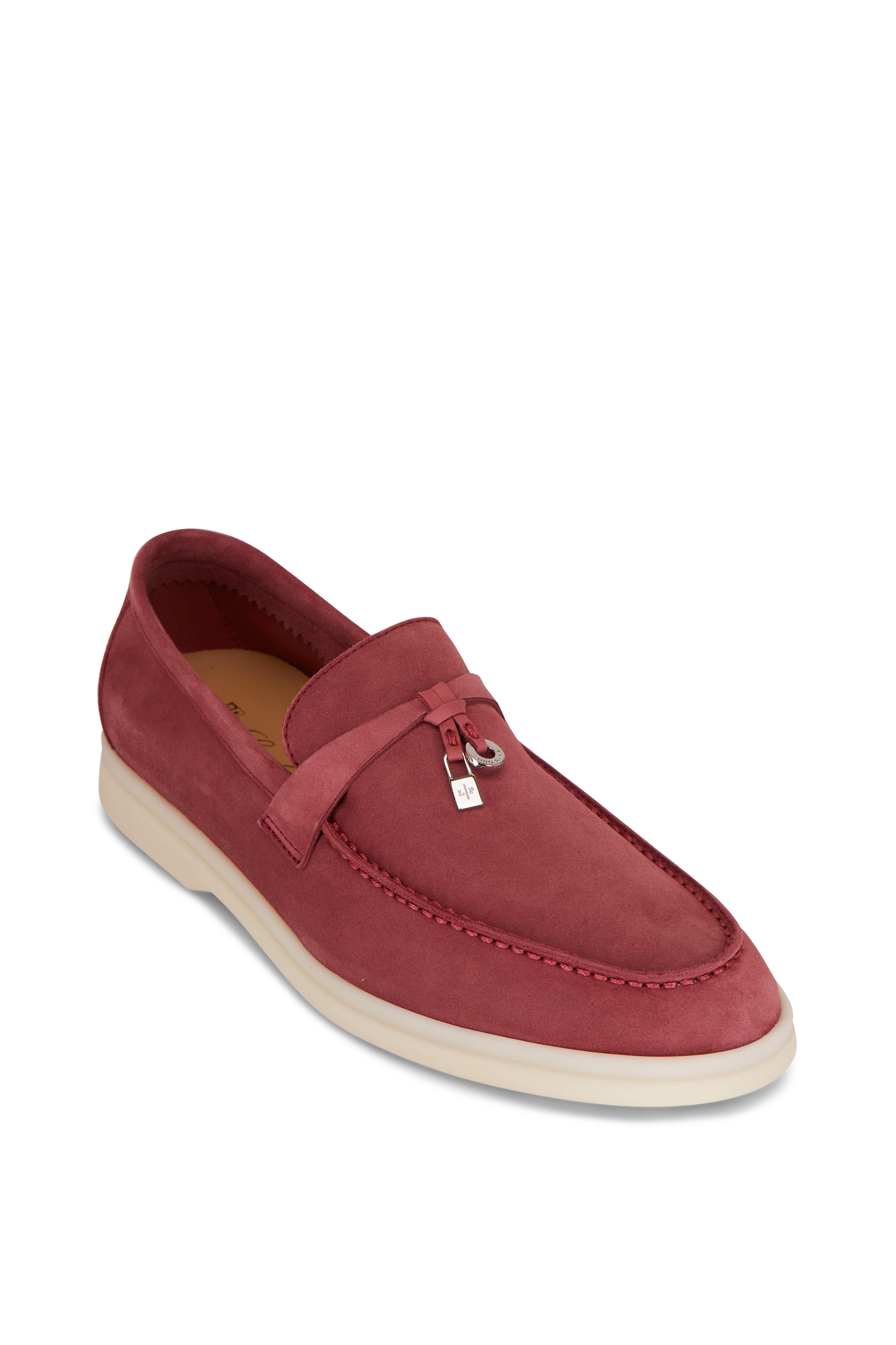 Loro Piana - Summer Charms Walk Red Orchid Loafer