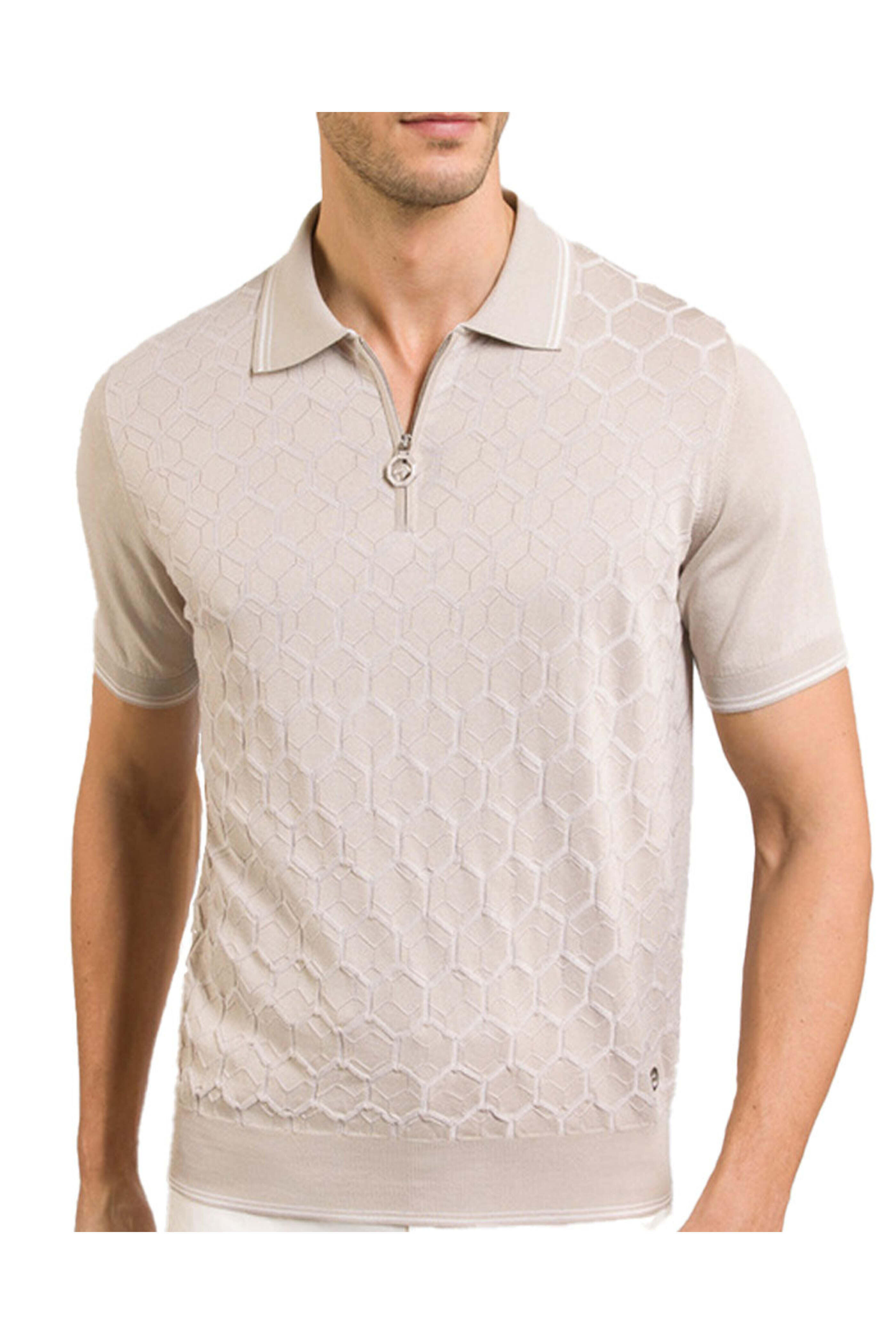 Stefano Ricci - Beige Knit Polo