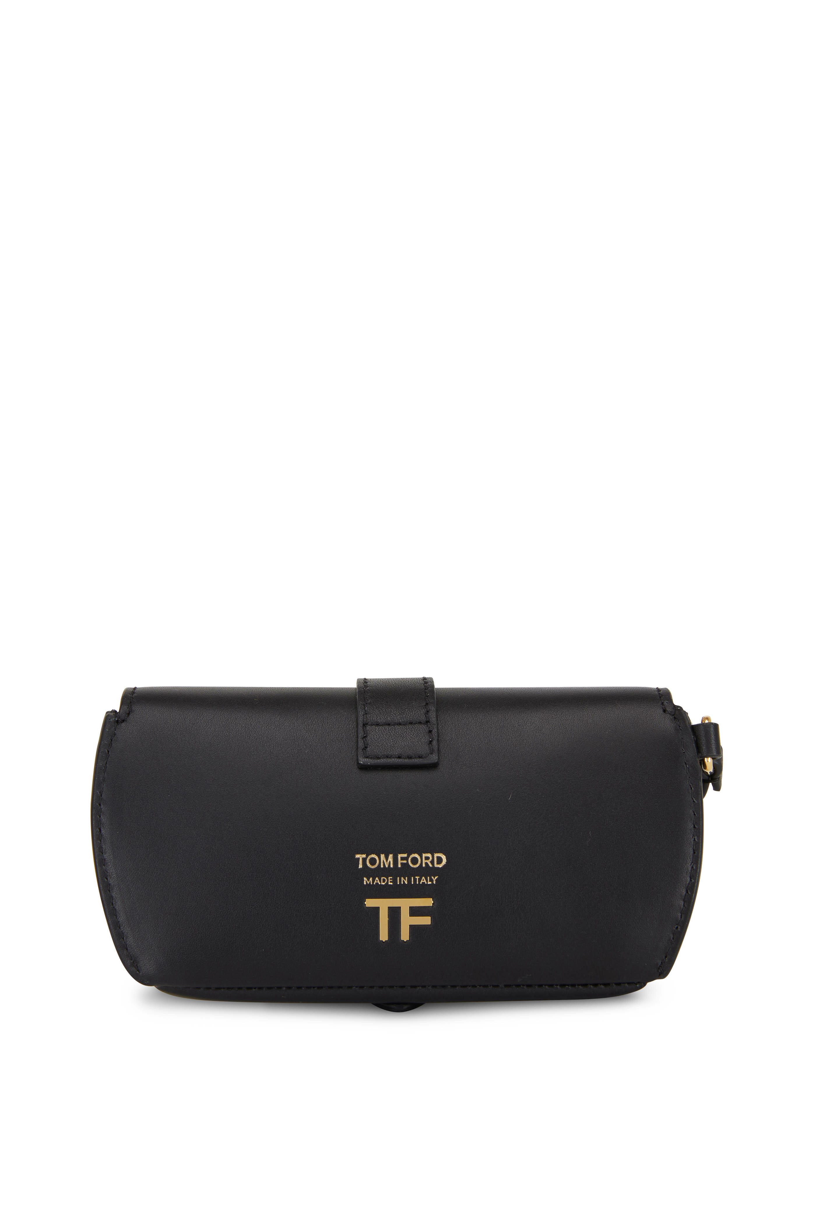 Tom Ford - Black Leather Sunglass Case | Mitchell Stores Tom Ford - Black Leather Sunglass Case | Mitchell Stores