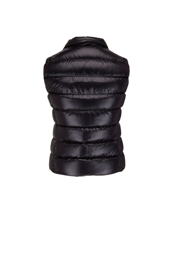 Moncler - Ghany Shiny Black Puffer Vest
