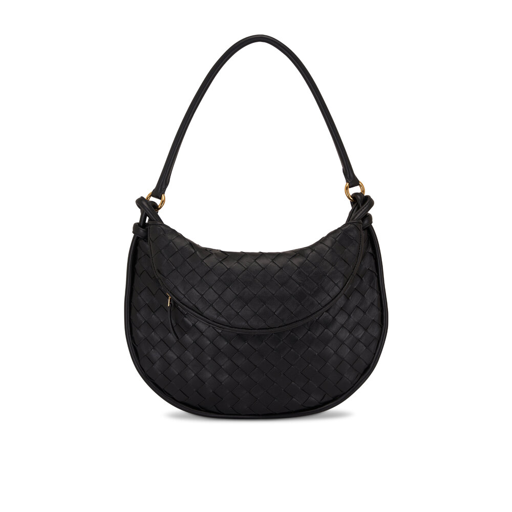 【Bottega Veneta】 Gemellini Pouch Black Bottega Veneta Gemellini Pouch Black GHW – PH Luxury Consignment