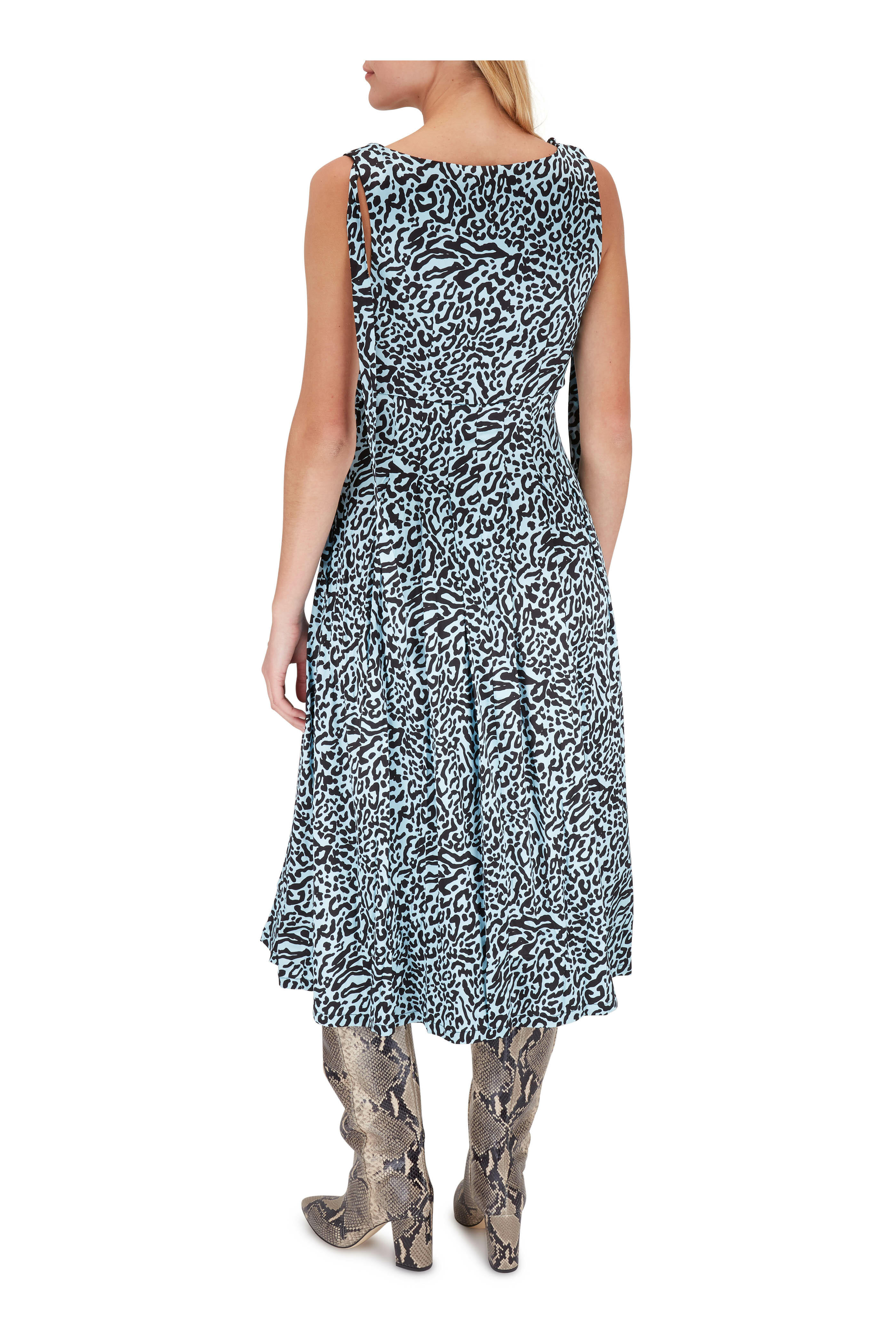 Paris Texas - New Natural Python Embossed Tall Boot, 85mm