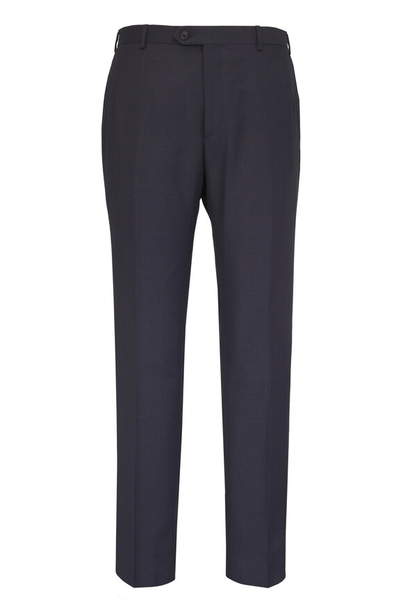 Brioni Brunico Navy Windowpane Wool Suit - view 4