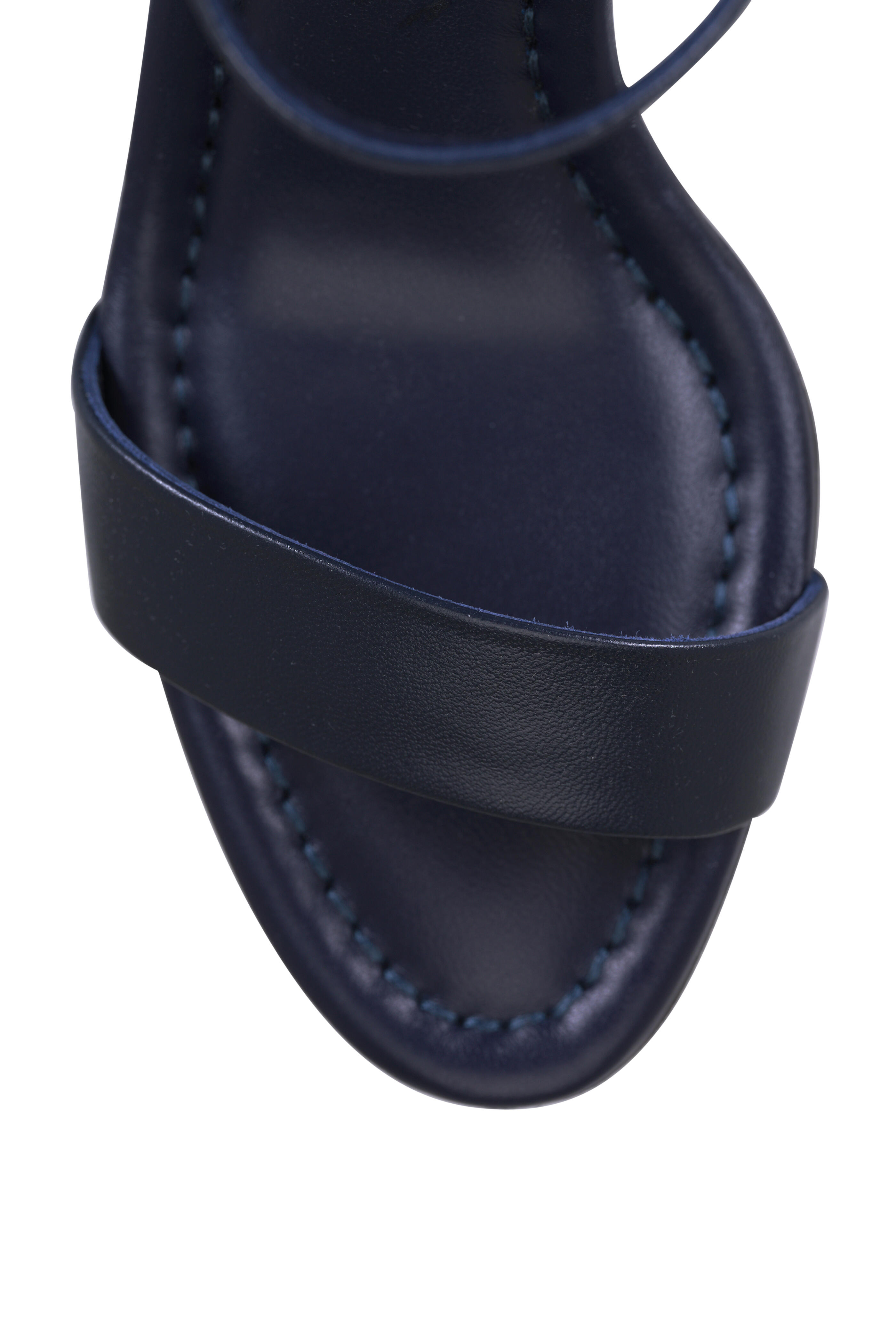 Christian Louboutin - Jane Marine Nappa Leather Sandal, 85mm - view 4