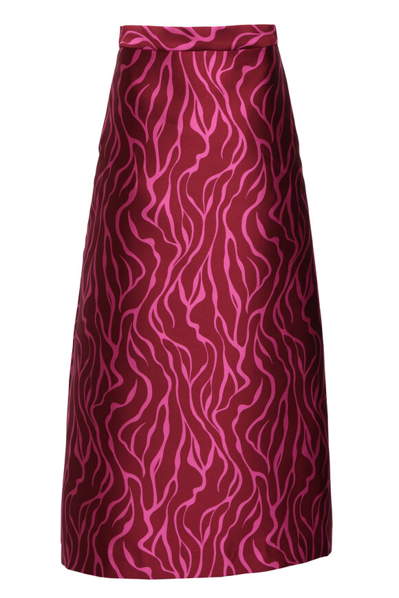 Lunatica Fuchsia Streak Aline Skirt
