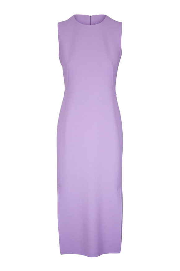 Akris Lavender Wool Sheath Dress - view 1