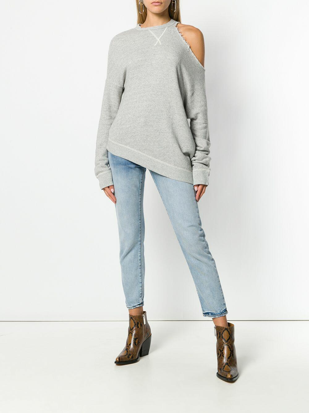 R13 - Distorted Heather Gray Sweatshirt