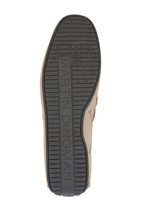 Martin Dingman Bermuda Braid Putty Leather Loafer - view 5