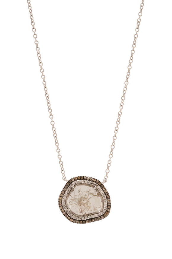 Kai Linz - Diamond Slice Pendant Necklace 