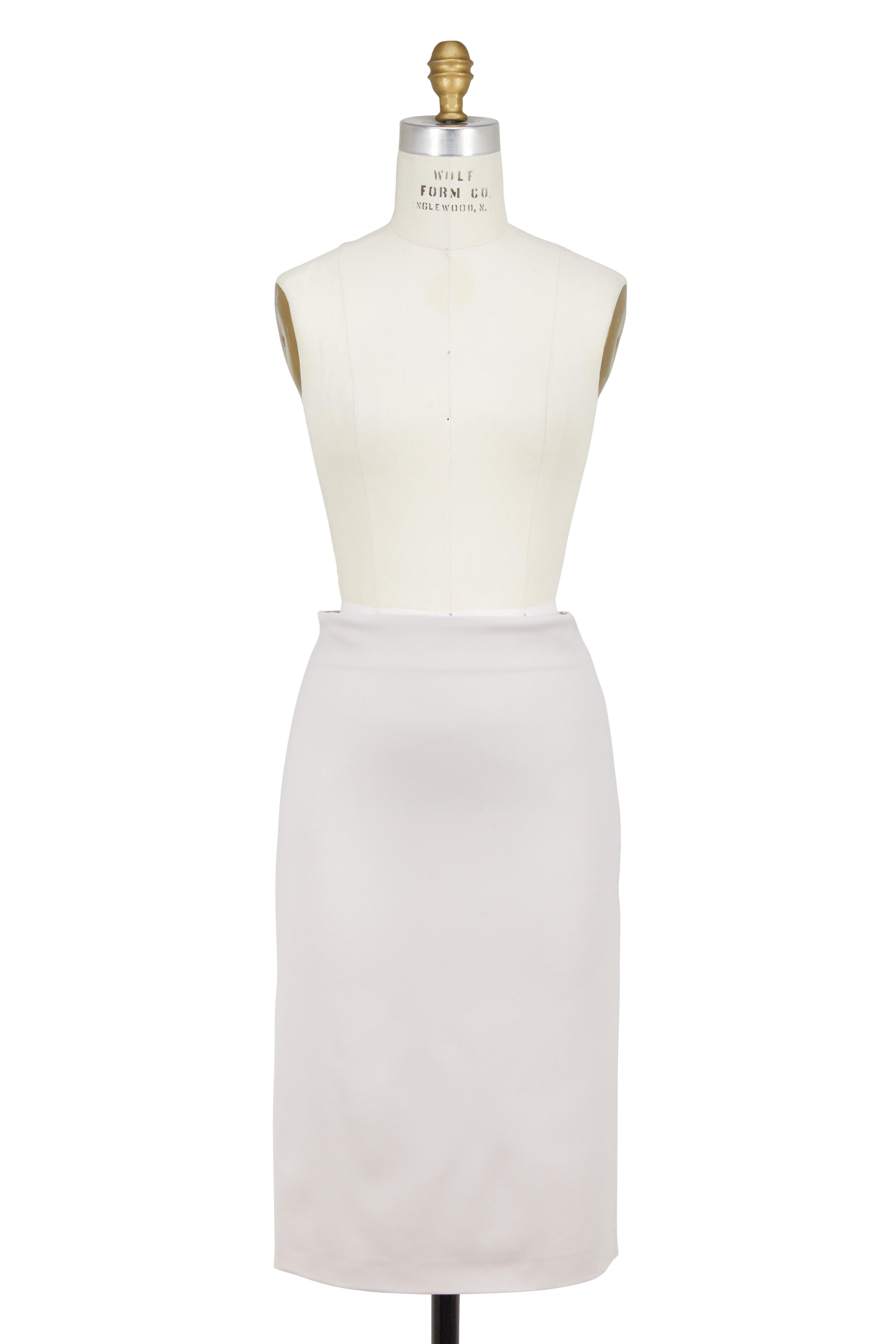Brunello Cucinelli - Granite Stretch Wool Pencil Skirt