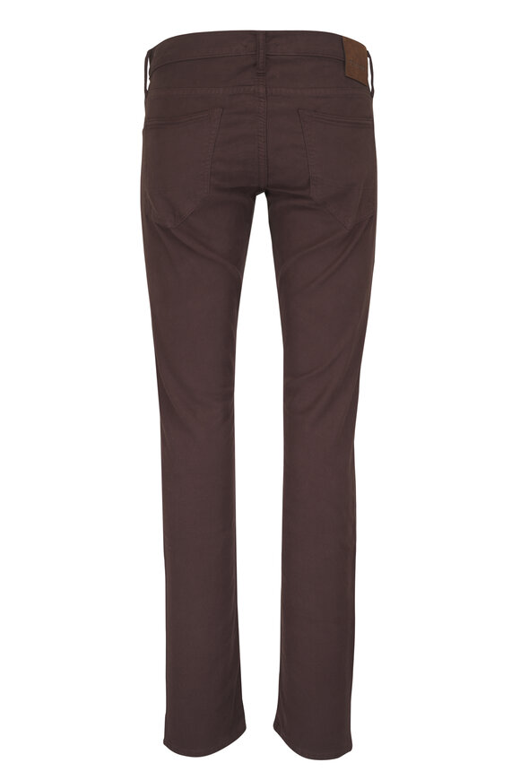 Tom Ford Dark Cognac Moleskin Denim Five Pocket Pant - view 2