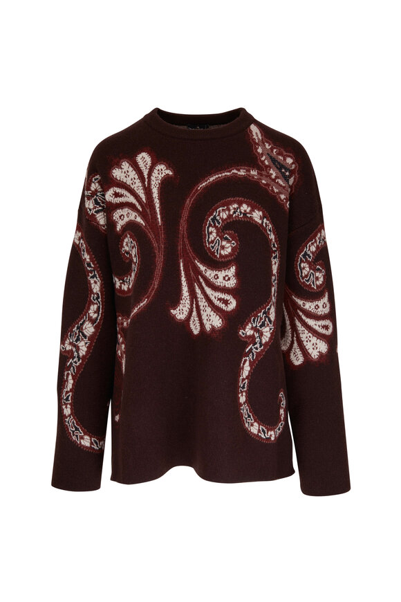 Etro - Lavinia Printed Crewneck Sweater 
