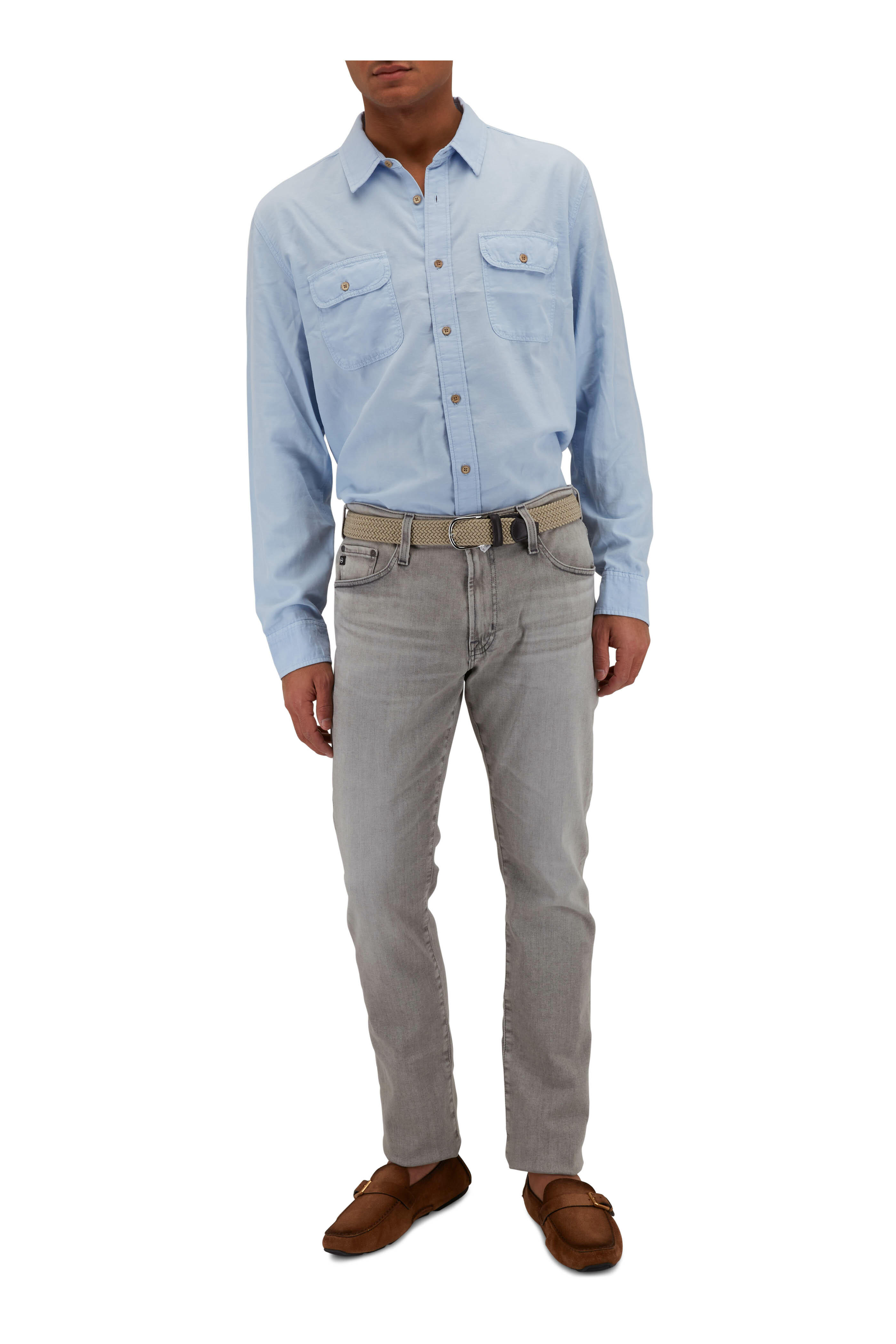 Faherty Brand - Sky Blue Island Life Sport Shirt