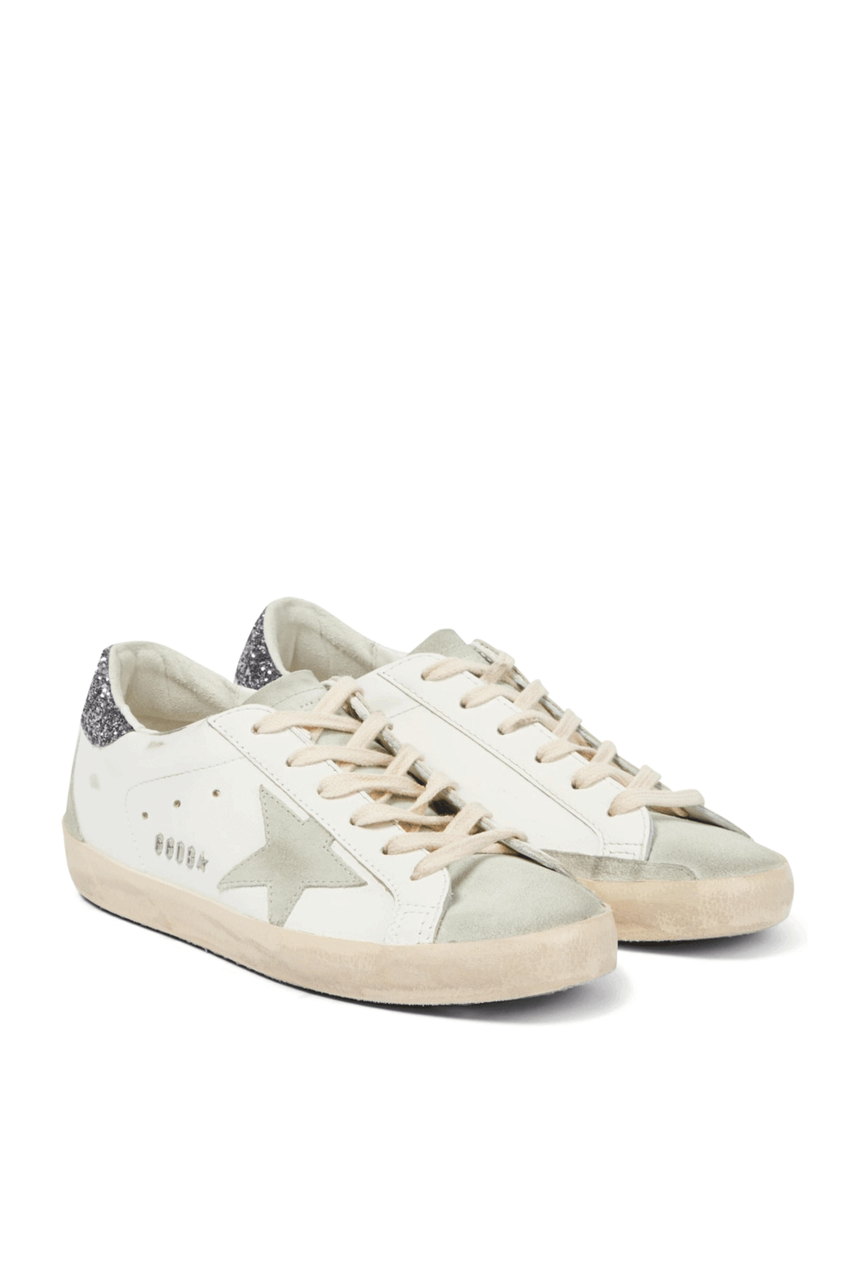 Golden Goose - Women's Super Star Leather Sneakers in White