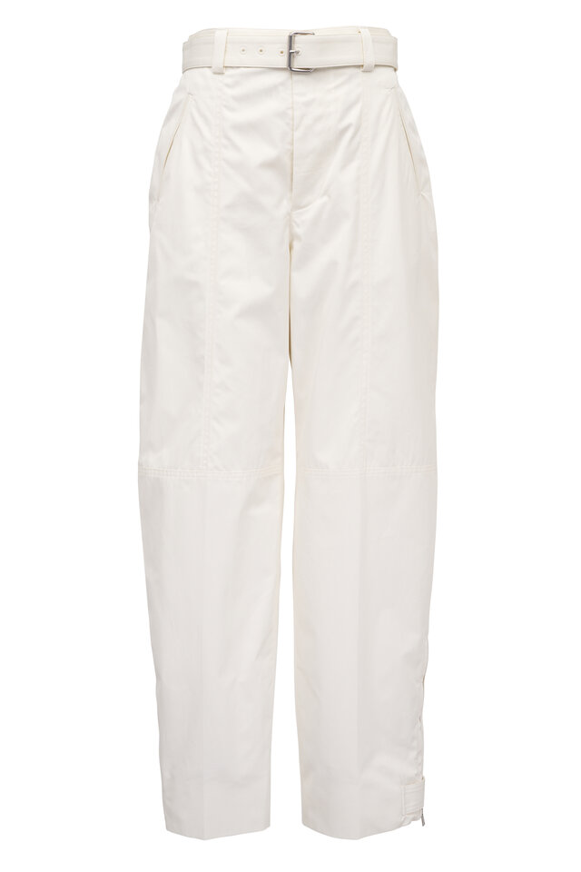 【送料&関税込】Bottega Veneta Curved Shape Pant Bottega Veneta - White Soft Curved Shape Denim Pant