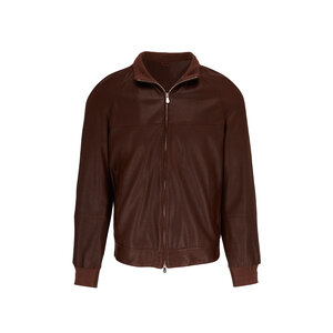 Fiorucci☆子牛革☆leather 短丈“bomber jacket