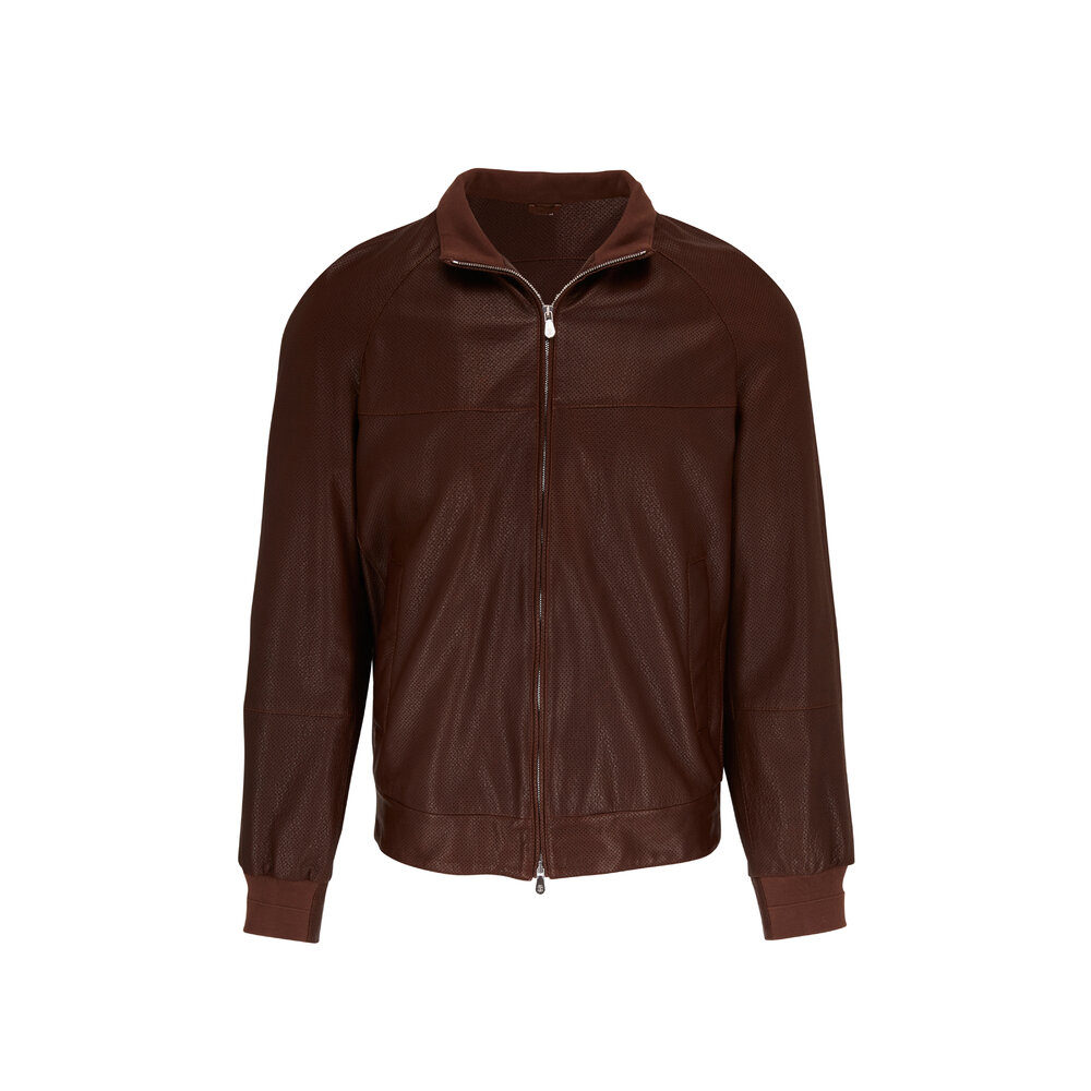 【関税&送料込】Brunello Cucinelli Brown Leather Overshirt J uploading-1353546-jpg20230116-