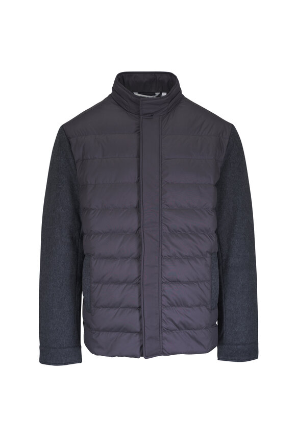Peter Millar Crown Flex Iridium Merino Hybrid Jacket - view 3
