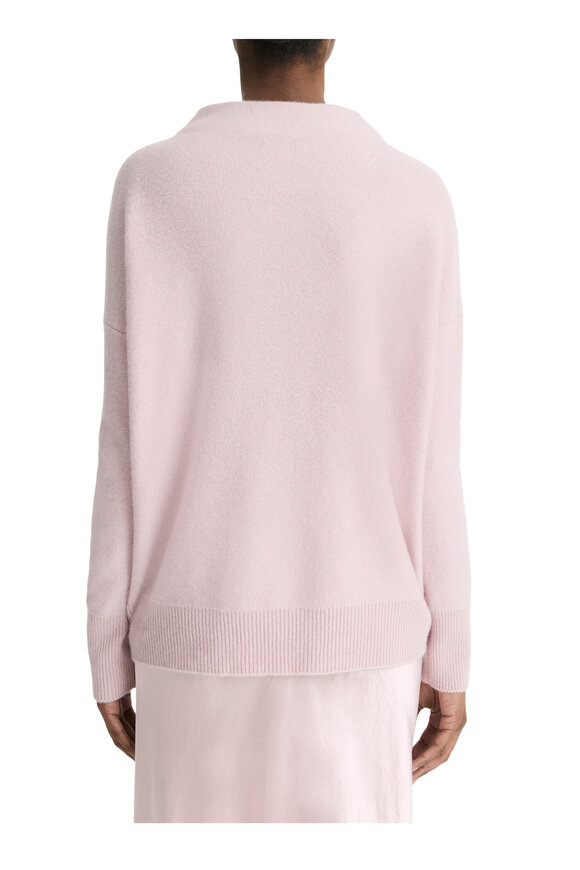 Vince - Orchid Stone Plush Cashmere Funnel Neck Sweater