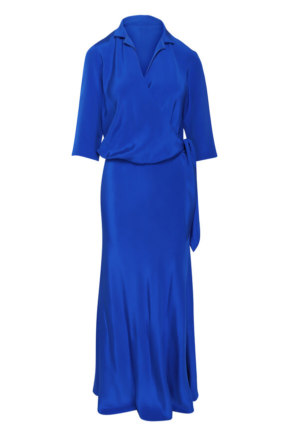 Peter Cohen Blouse Electric Blue Dress